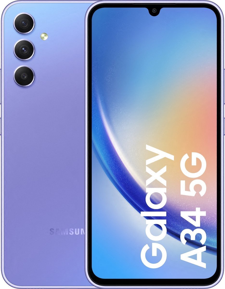 Samsung Galaxy A34 5G - 256GB - Awesome Violet