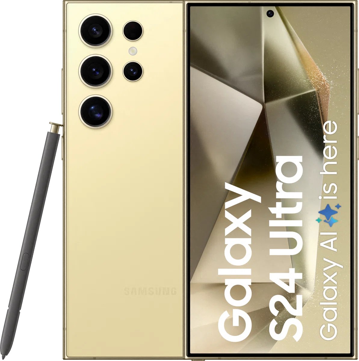 Samsung Galaxy S24 Ultra 5G - 256GB - Titanium Yellow